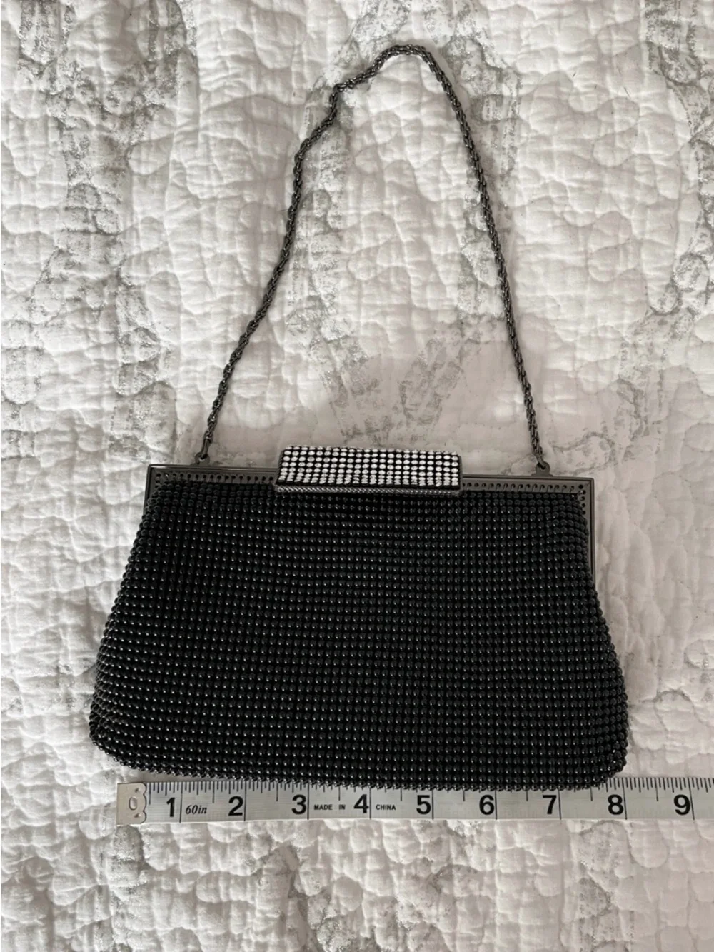 Whiting & Davis Chain Shoulder Bag